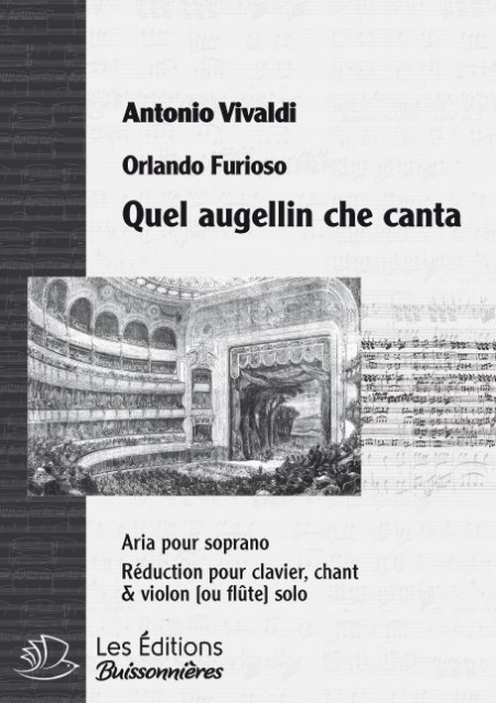 Vivaldi : Quel augellin (la Sylvia), chant et clavier
