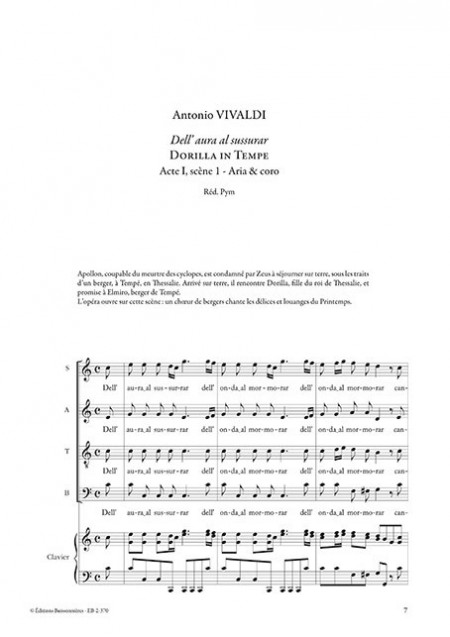 Vivaldi : Duos, trios, chœurs - extraits d'opéra