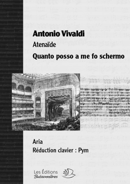 Vivaldi : QUANTO POSSO A ME FO SCHERMO, chant et clavier