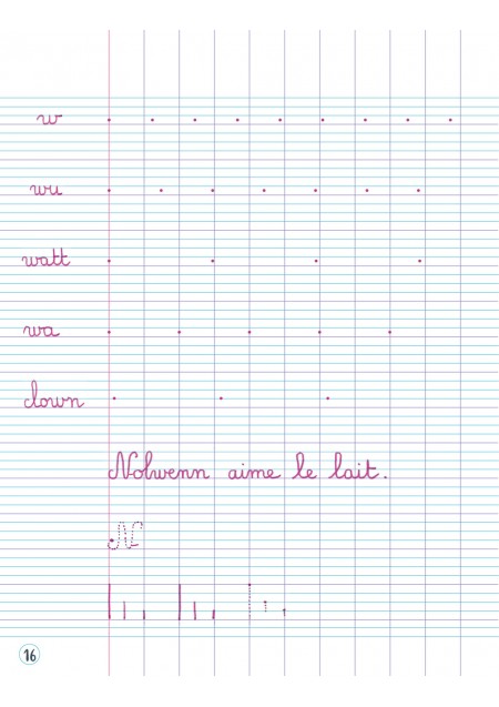 Scop Les Editions buissonnieres - Mon cahier d'écriture au CP