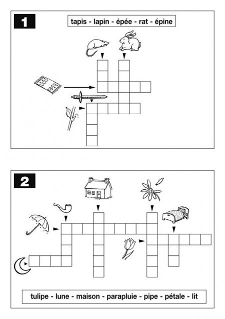 Mots croisés au cycle 2