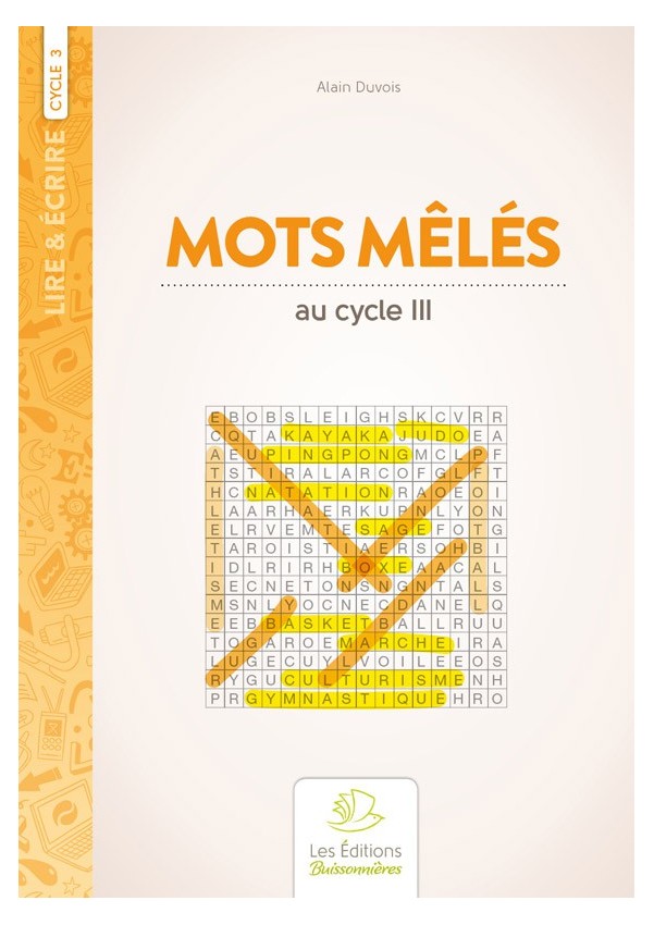 Mots mêlés au cycle 3 Mots mêlés au cycle 3