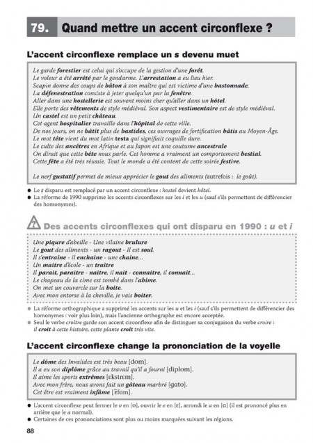 200 règles d?orthographe pour éviter les fautes